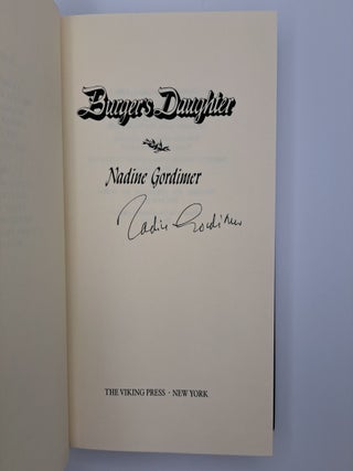 BURGER'S DAUGHTER [Signed]