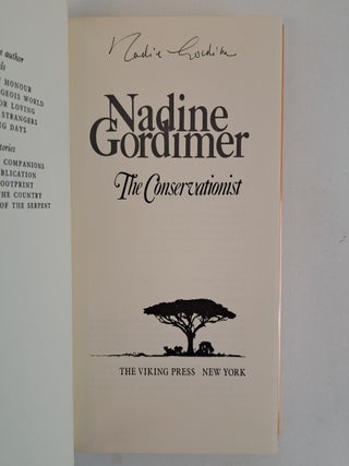 THE CONVERVATIONIST [Signed]