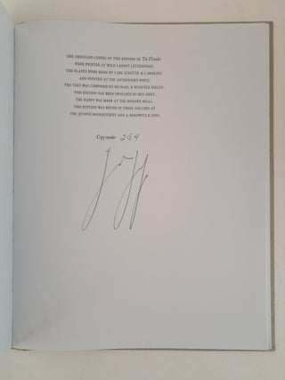 THE FLOUNDER IN THREE VOLUMES [Signed]