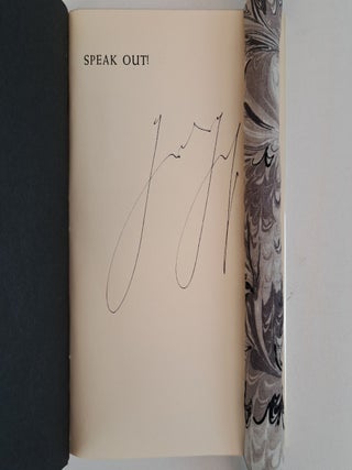 SPEAK OUT! [Signed]