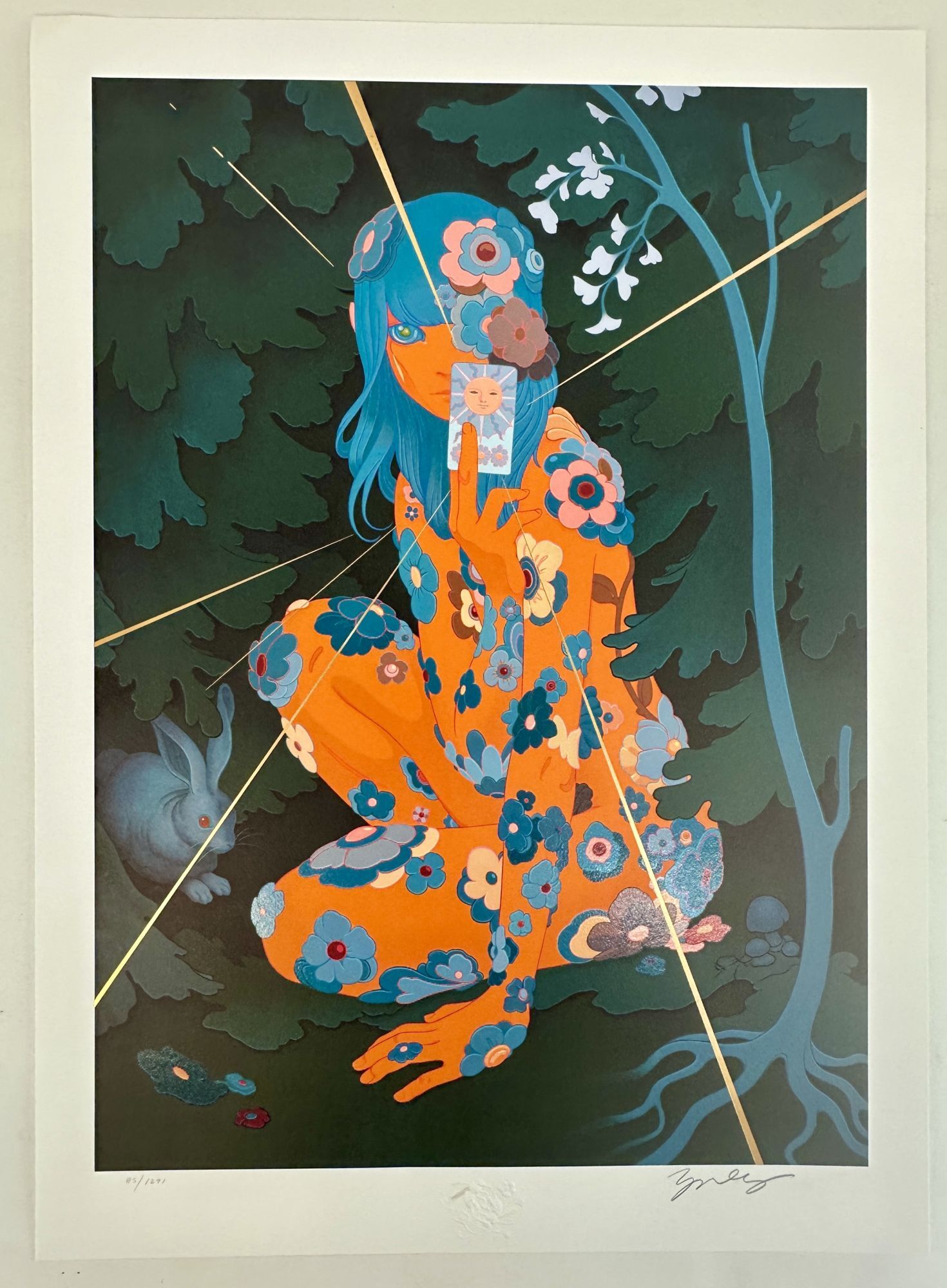 ORIGINAL SUN TAROT ART PRINT Signed | James Jean | Limited Edition ORIGINAL SUN TAROT ART PRINT Signed | James Jean | Limited Edition