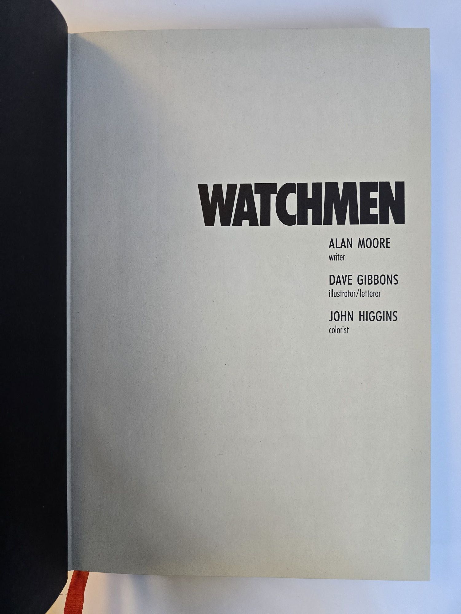 Watchmen First Page WATCHMEN | Alan Moore, Dave Gibbons | First Edition, First Printing