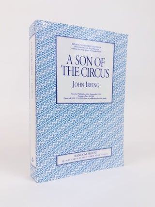 1390765 A SON OF THE CIRCUS [Signed]. John Irving