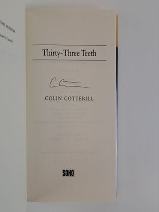 THIRTY-THREE TEETH [Signed]