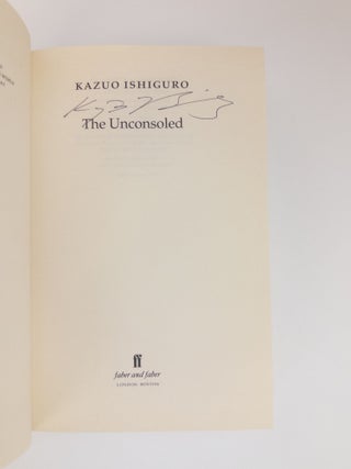 THE UNCONSOLED [Signed]