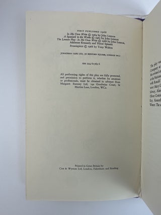 THE LENNON PLAY: IN HIS OWN WRITE