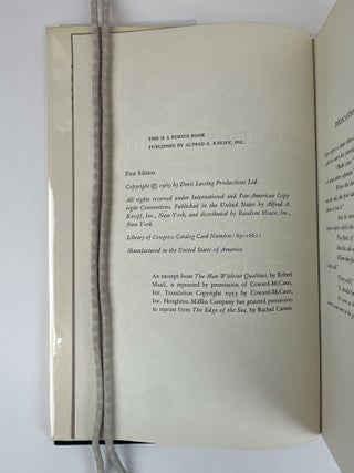 THE FOUR-GATED CITY [From the CHILDREN OF VIOLENCE series] [Signed]