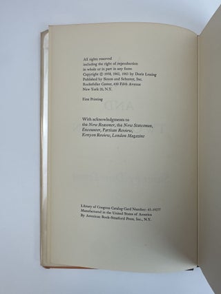 A MAN AND TWO WOMEN: AND OTHER STORIES [Signed]