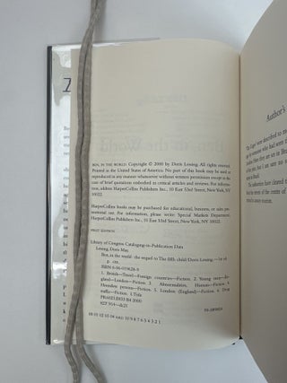 BEN, IN THE WORLD [Signed]