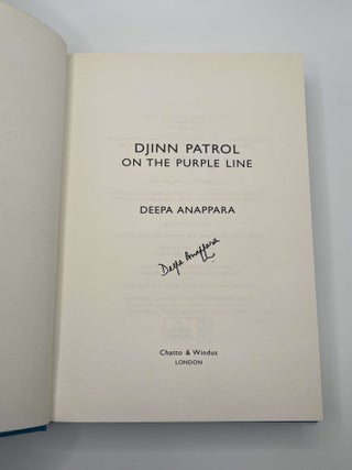 DJINN PATROL ON THE PURPLE LINE [Signed]