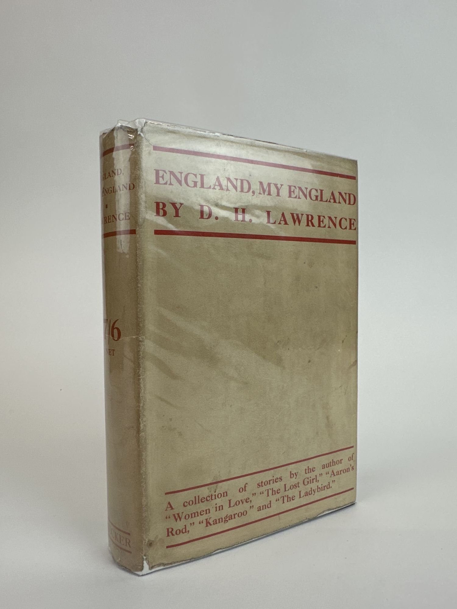 1391336 ENGLAND, MY ENGLAND. D. H. Lawrence.