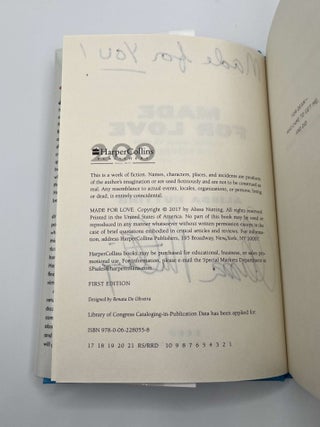 MADE FOR LOVE [Signed]