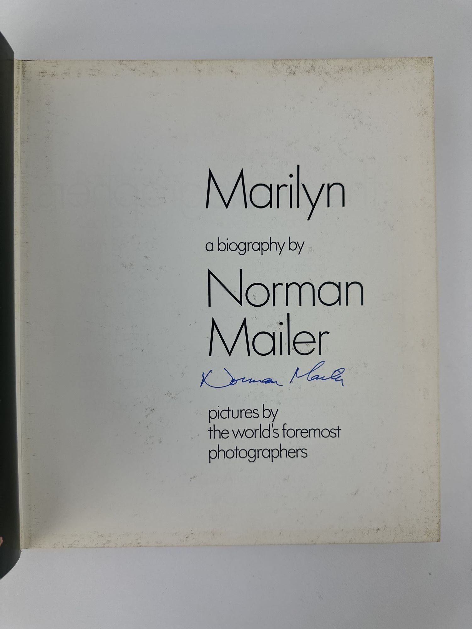 MARILYN: A BIOGRAPHY Signed | Norman Mailer | First Edition, First