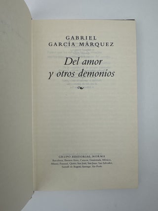DEL AMOR Y OTROS DEMONIOS [OF LOVE AND OTHER DEMONS]