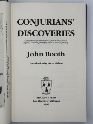 CONJURIANS' DISCOVERIES
