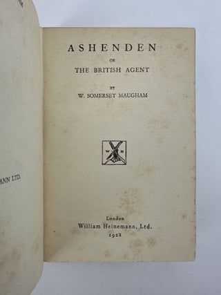 ASHENDEN OR THE BRITISH AGENT
