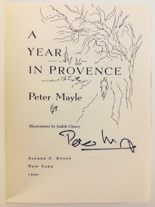 A YEAR IN PROVENCE [Signed]