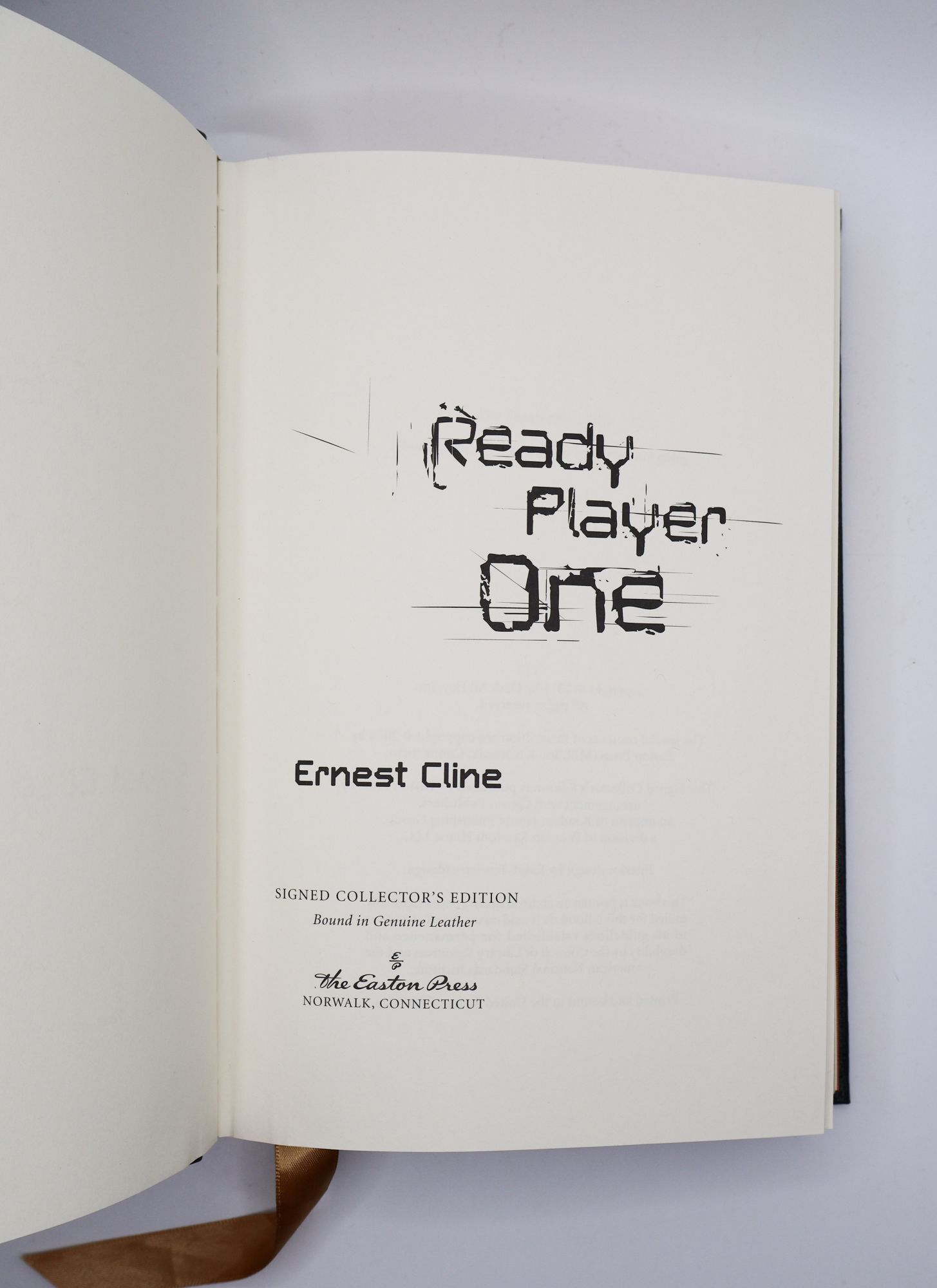 READY PLAYER ONE Signed | Ernest Cline | Signed Collector's Edition