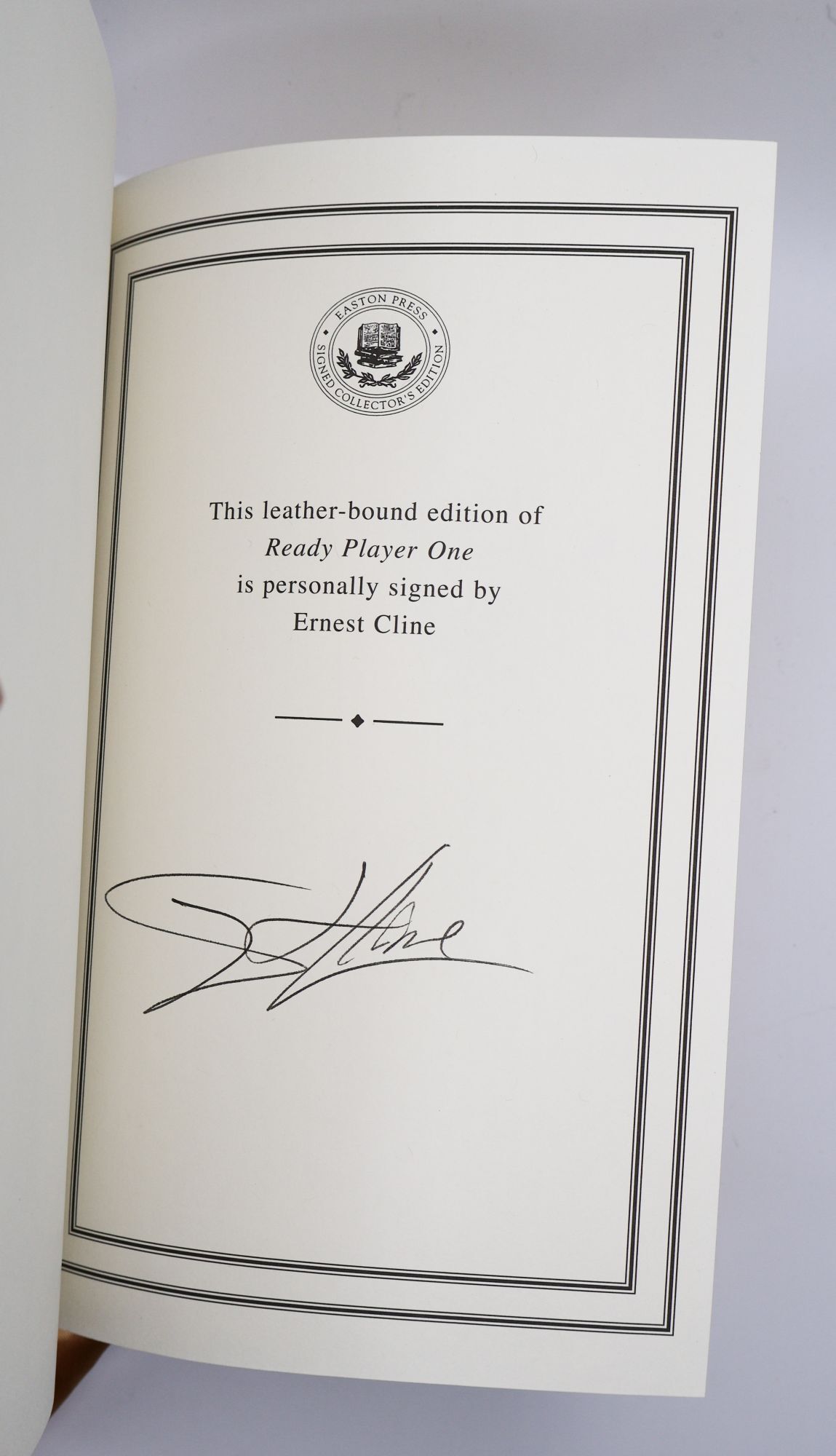 READY PLAYER ONE Signed | Ernest Cline | Signed Collector's Edition