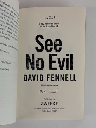 SEE NO EVIL [Signed]