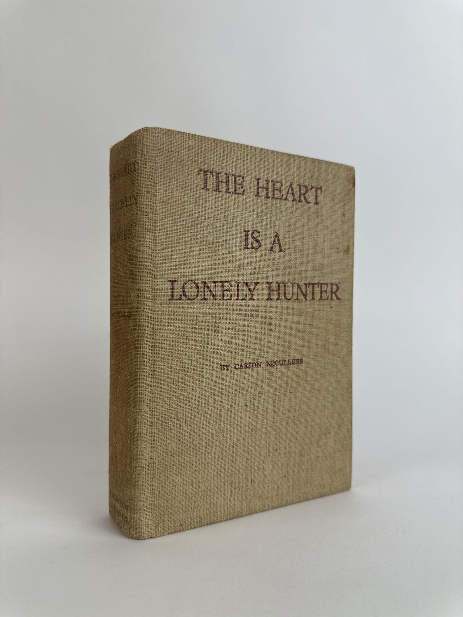 1391905 THE HEART IS A LONELY HUNTER. Carson McCullers.
