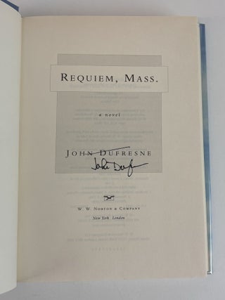 REQUIEM, MASS. [Signed]