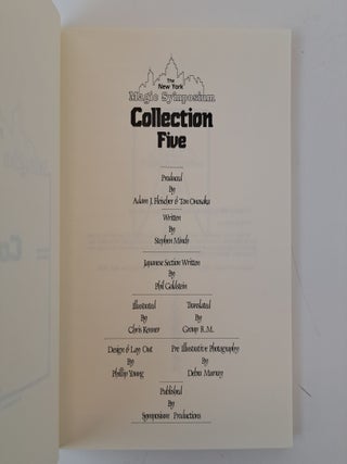 THE NEW YORK MAGIC SYMPOSIUM CLOSE-UP COLLECTION FIVE