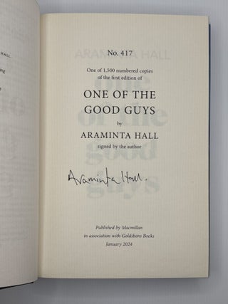 ONE OF THE GOOD GUYS [Signed]