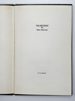 THE ESOTERIST