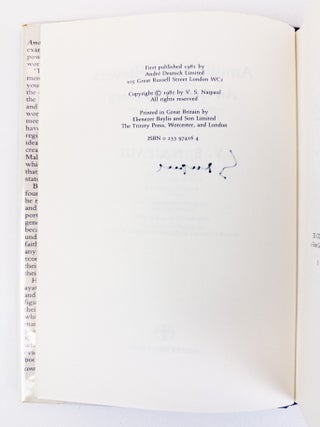AMONG THE BELIEVERS: AN ISLAMIC JOURNEY [Signed]