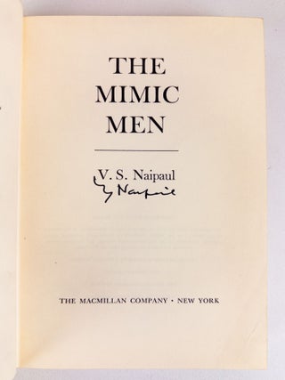 THE MIMIC MEN [Signed]