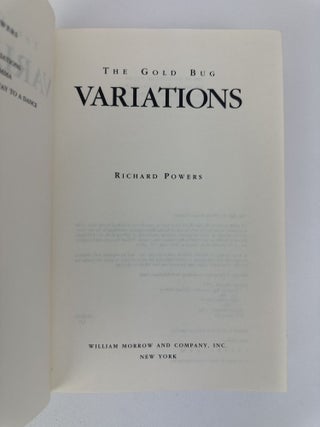 THE GOLD BUG VARIATIONS [With Signed Bookplate]