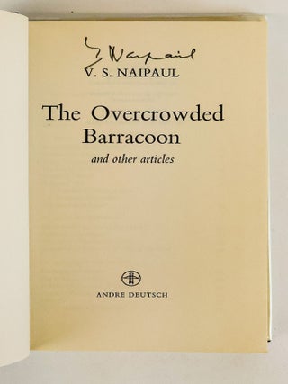 THE OVERCROWDED BARRACOON AND OTHER ARTICLES [Signed]