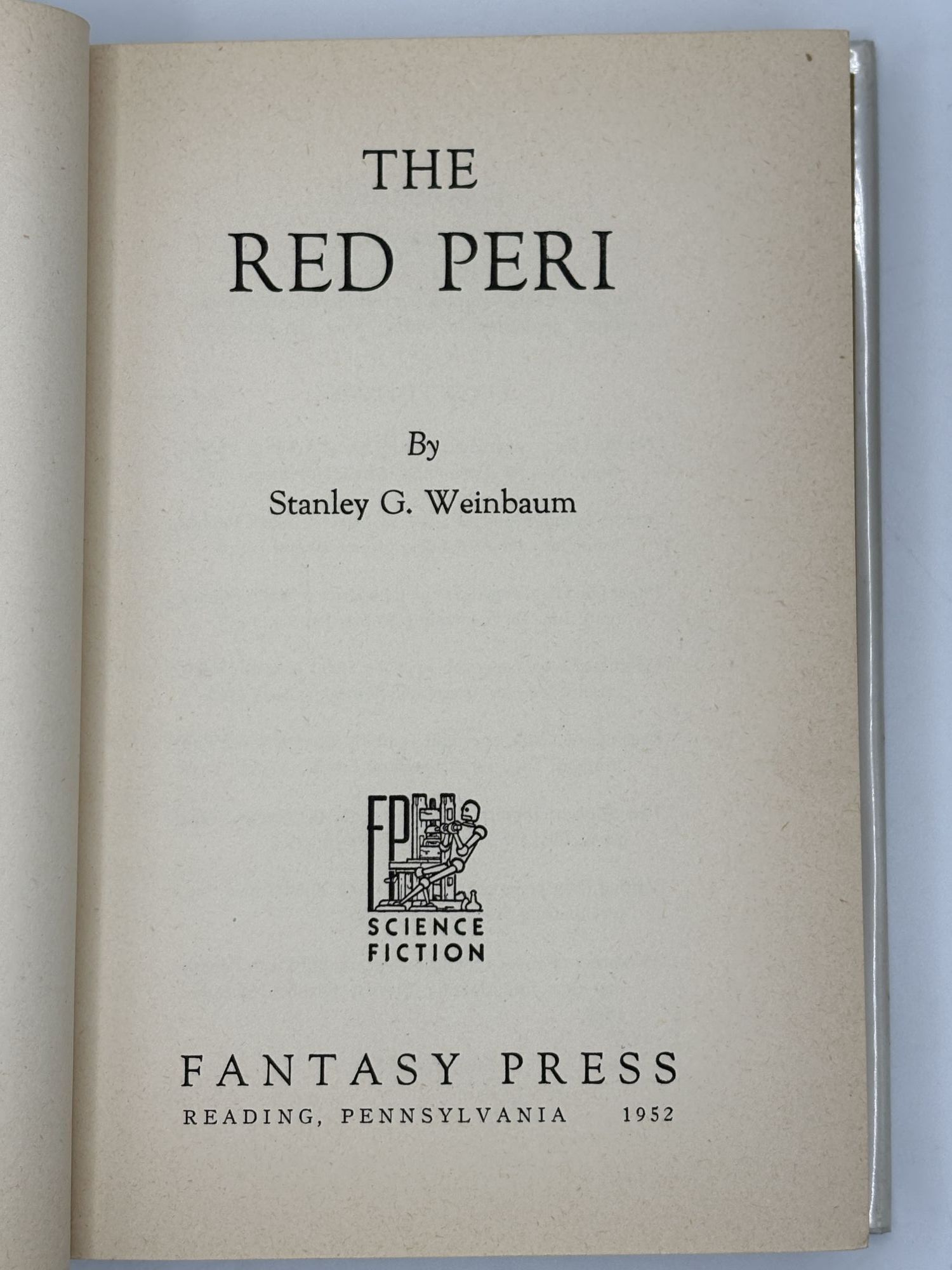 THE RED PERI | Stanley G. Weinbaum | First Edition