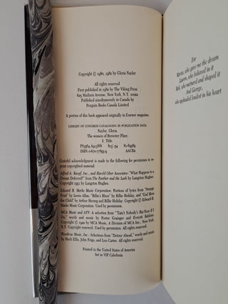 THE WOMEN OF BREWSTER PLACE [Signed]