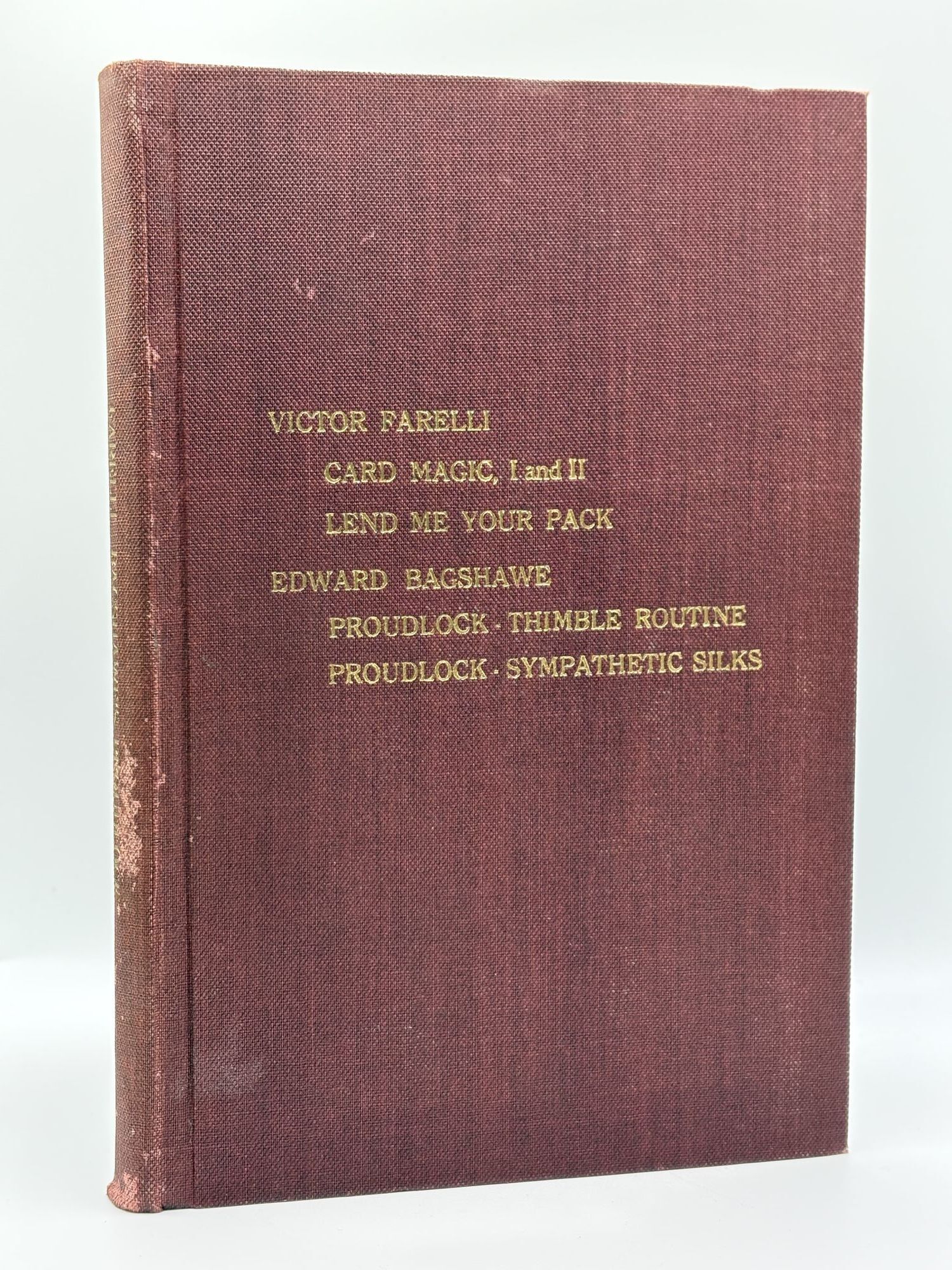 1392679 FARELLI'S CARD MAGIC. Victor Farelli, Edward Proudlock.