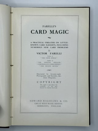 FARELLI'S CARD MAGIC