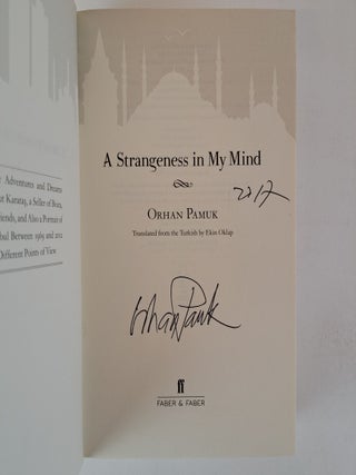 A STRANGENESS IN MY MIND [Signed]