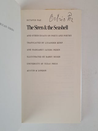 THE SIREN AND THE SEASHELL [Signed]