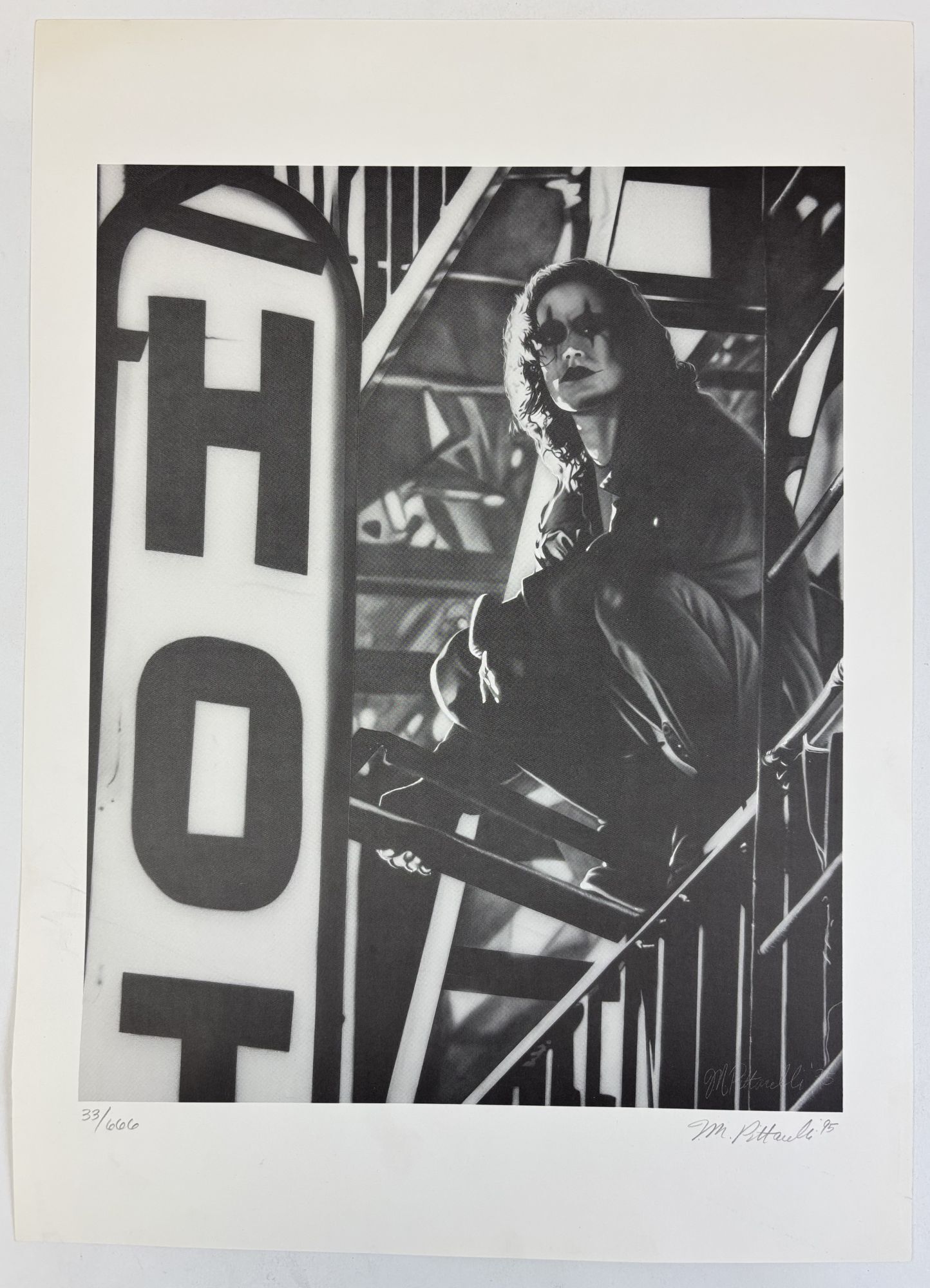 ORIGINAL THE CROW ART PRINT Signed | Jeff Pittarelli | Limited ORIGINAL THE CROW ART PRINT Signed | Jeff Pittarelli | Limited