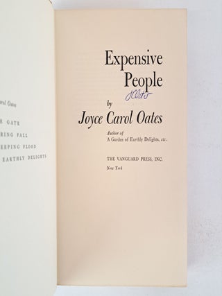 EXPENSIVE PEOPLE [Signed]