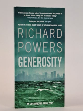 1392851 GENEROSITY [Signed]. Richard Powers