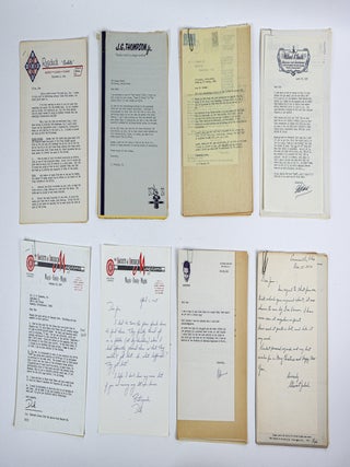 CORRESPONDENCE ARCHIVE OF MAGICIAN AND AUTHOR J. G. THOMPSON