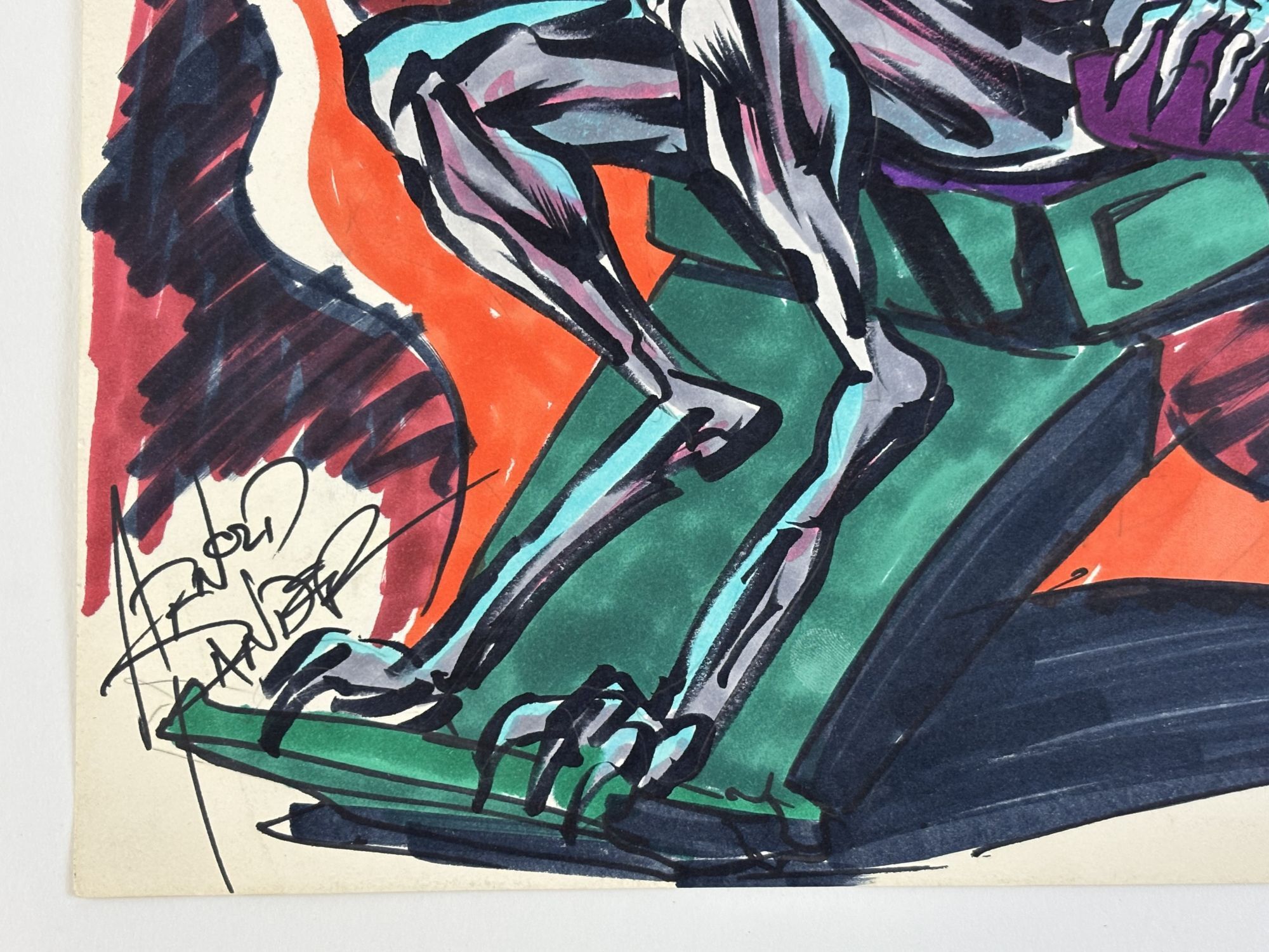 ORIGINAL ILLUSTRATION OF ARGENT FROM GRENDEL COMIC BOOK SERIES | Tom ...