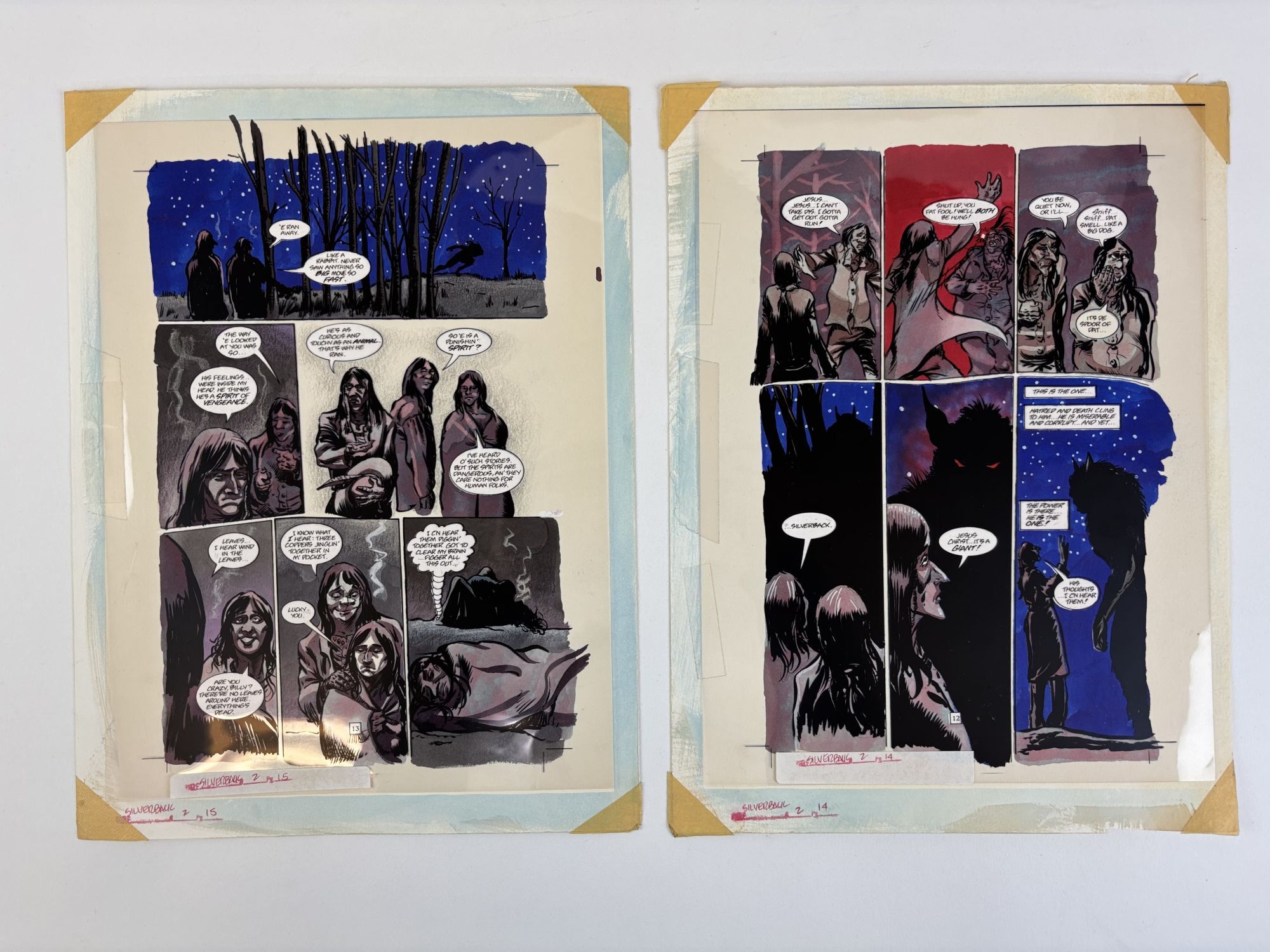 ORIGINAL SILVERBACK COMIC ART WITH ILLUSTRATED LETTER Signed | Bernie ...
