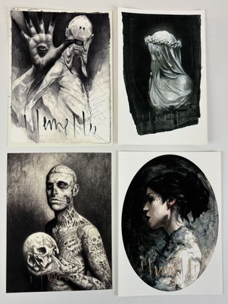 ASSORTMENT OF ORIGINAL MINI PRINTS, CORRESPONDENCE, AND OTHER COLLECTIBLES [Signed]