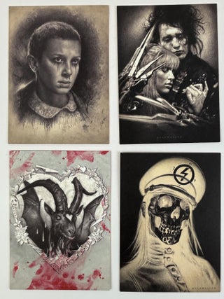 ASSORTMENT OF ORIGINAL MINI PRINTS, CORRESPONDENCE, AND OTHER COLLECTIBLES [Signed]