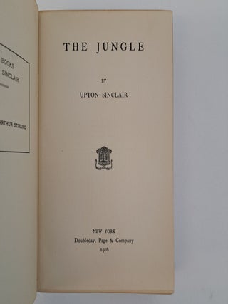 THE JUNGLE | Upton Sinclair | First Edition, Second State