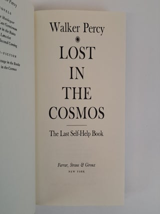 LOST IN THE COSMOS: THE LAST SELF-HELP BOOK [Signed]