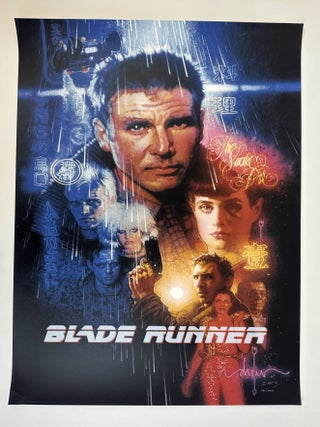 1393397 ORIGINAL "BLADE RUNNER" SCREEN PRINT MOVIE POSTER. Drew Struzan